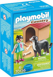 Playmobil Country Farm Dog with Hut for 4+ years old