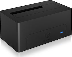 Icy Box Dockingstation Festplatten SATA 2.5" / 3.5" mit USB 2.0 / USB 3.0 / USB 3.1 Verbindung (IB-1121-C31)