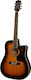 Richwood Semi-Akustik Gitarre RD 12CE SB Ausschnitt Sunburst