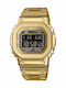 Casio G-Shock Full Metal Digital Men's Watch 49mm Chronograph Battery with Gold Metal Bracelet