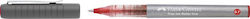 Faber-Castell Free Ink Roller Fine Pen Rollerball 0.7mm with Red Ink