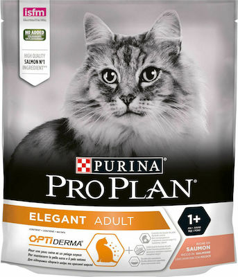 Purina OptiDerma Elegant Adult Trockenfutter für erwachsene Katzen mit Lachs 0.40kg