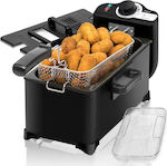 Cecotec CleanFry Deep Fryer with Removable Basket 3lt Black