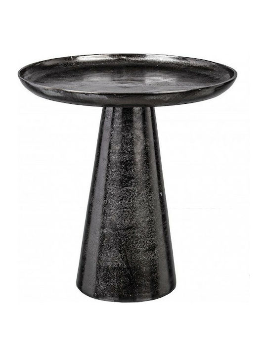 Round Side Table Kulvir Black L35xW35xH41.5cm