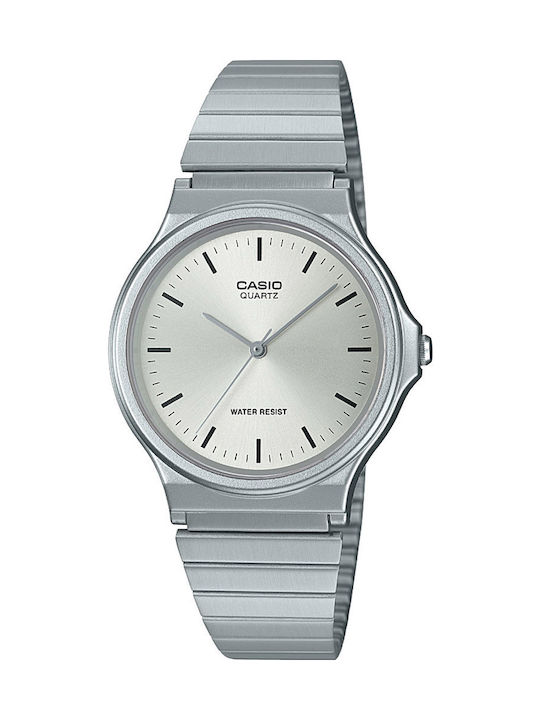Casio Uhr mit Silber Metallarmband MQ-24D-7EEF