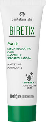 BiRetix Sebum-Regulating Face Cleansing Mask with Clay 25ml