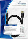 MediaRange HDMI 1.4 Cable HDMI male - HDMI male 2m Μαύρο