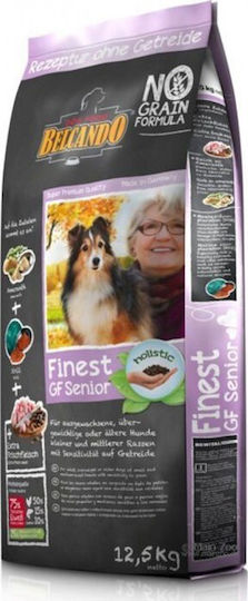 Belcando Finest GF Senior 12.5kg Ξηρά Τροφή χωρίς Σιτηρά για Ηλικιωμένους Σκύλους με Πουλερικά