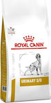 Royal Canin Veterinary Urinary S/O 13kg Hrană Uscată pentru Câini Adulți cu Orez și Păsări de curte