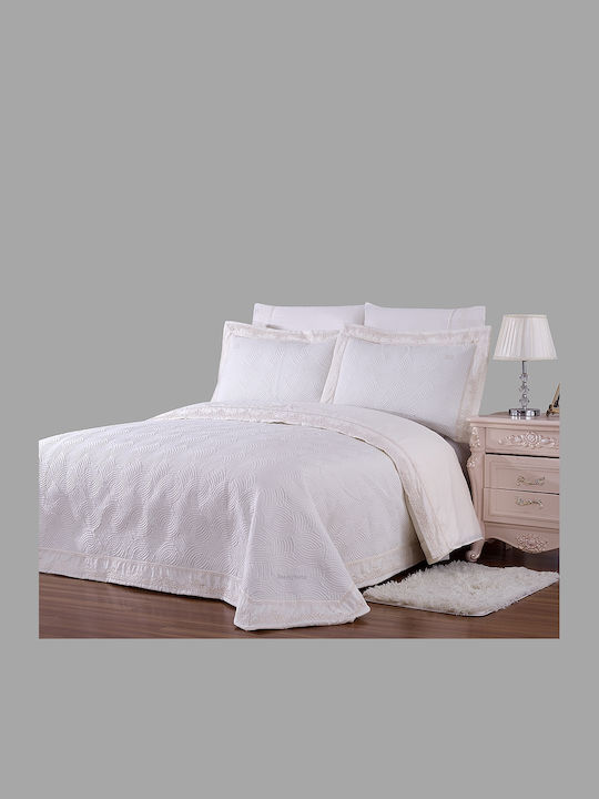 Beauty Home Pandora Νυφικό Σετ 7τμχ Ecru 230x250cm