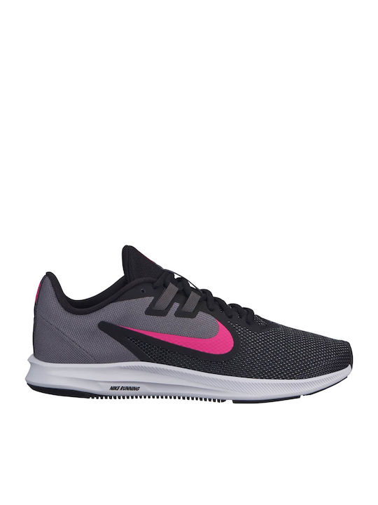 Nike Downshifter 9 Γυναικεία Αθλητικά Παπούτσια Running Black / laser Fuchsia / Dark Grey / White