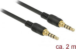 DeLock TRRS 3.5mm male-3.5mm male 2m 85598