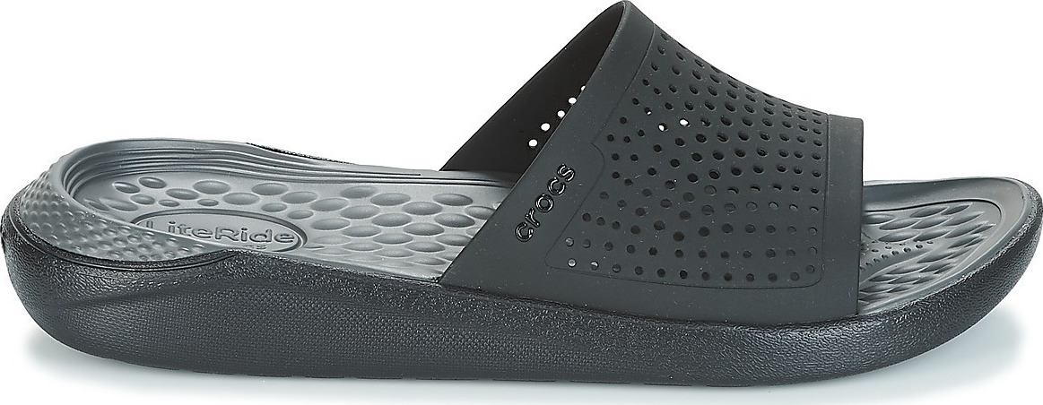 Crocs Literide Slides σε Μαύρο Χρώμα 205183-0DD | Skroutz.gr