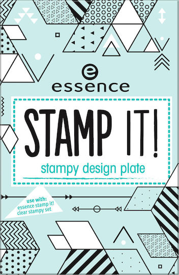 Essence Stamp It! Stampy Design Plate Briefmarken für Nägel 1Stück