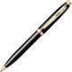 Sheaffer 100 Series Glossy Black With Gold Tone Trim Pen Ballpoint