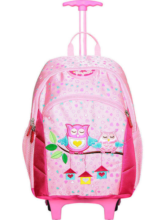 KalGav X-Bag Schulranzen Trolley Kindergarten in Rosa Farbe 13Es