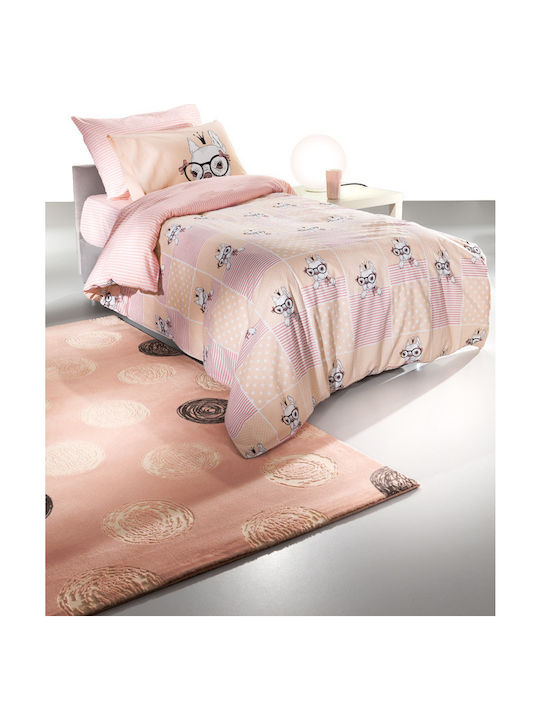 Saint Clair Rosie Детски Плик за Завивка Единичен Памучен Pinky 160x220бр