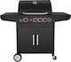 Thermogatz GS Grill Lux Gasgrill Rost 64cmx40cmcm mit 3 cm 9kW und Seitenbrenner