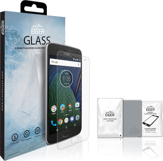 Eiger 2.5D Tempered Glass (Moto G5 Plus)