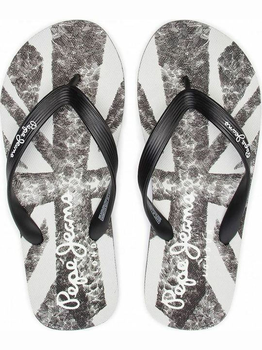 Pepe Jeans Hawi Ian Flip Flops σε Μαύρο Χρώμα