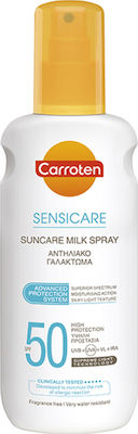 Carroten Sensicare Αδιάβροχη Αντηλιακή Λοσιόν για το Σώμα SPF50 σε Spray 200ml