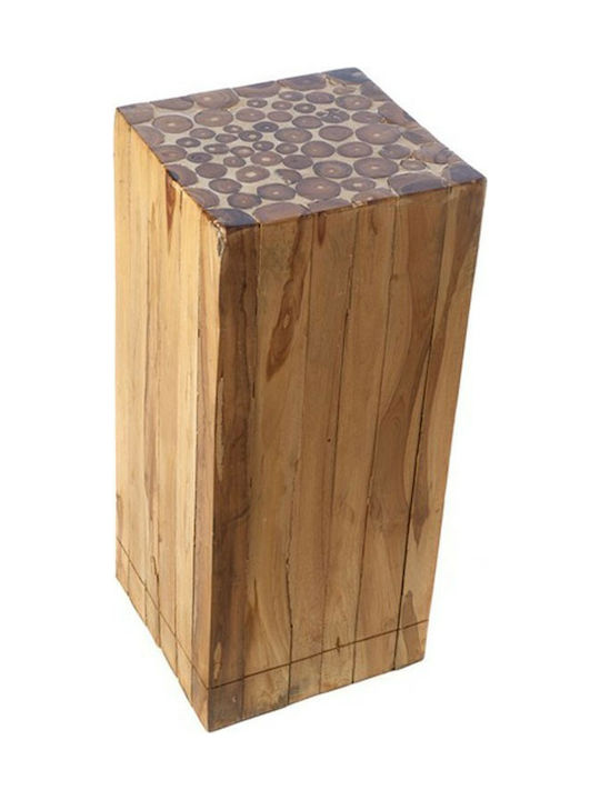 Stool Bar Wooden Julia Brown 30x30x70cm