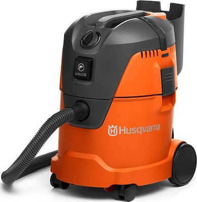 Husqvarna WDC 325L Wet-Dry Vacuum for Dry Dust & Debris 1200W with Waste Container 25lt