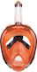 XDive Tube Μάσκα Θαλάσσης Full Face Orange S/M