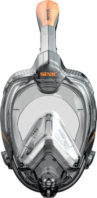 Seac Full Face Diving Mask Libera Black/Orange XS/S Black