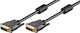 Goobay Kabel DVI-D-Stecker - DVI-D-Buchse 2m Schwarz (93110)