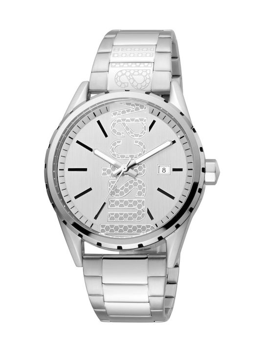 Just Cavalli Watch with Silver Metal Bracelet JC1G082M0055