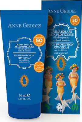 Anne Geddes Βρεφικό Αντηλιακό Γαλάκτωμα για Πρόσωπο & Σώμα SPF50+ 50ml