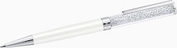 Swarovski Crystalline Pen Ballpoint with Blue Ink White