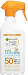 Garnier Ambre Solaire Sensitive Advanced Impermeabil Copii Crema de Soare Spray SPF50 300ml