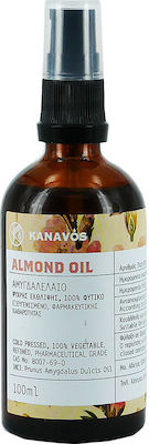 Kanavos Organic Almond Oil for Massage 100ml