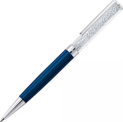 Swarovski Crystalline Pen Ballpoint with Black Ink Dark Blue