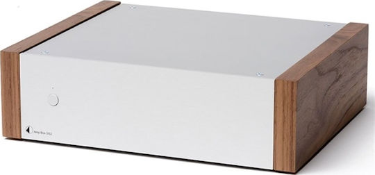 Pro-Ject Audio Amp Box DS 2 Power Amplifier Hi-Fi Amplifier Stereo 140W/4Ω 100W/8Ω Silver
