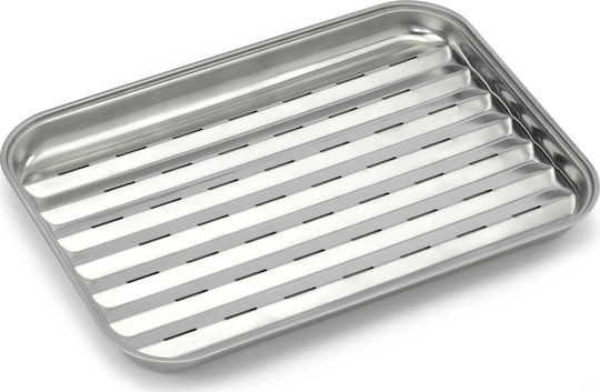 BarbeCook 223.0220.100 Grillgeschirr BBQ-Pfanne Edelstahl 34x24cm