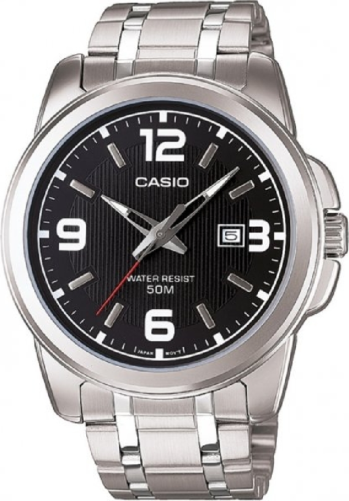 SE-S1O　CASIO Casio Ceas Barbatesc 45mm Cu Baterie Cu Brățară Metalică Argintie