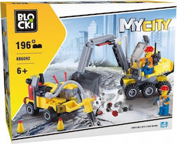 Blocki Bausteine MyCity 2 Construction Vehicles für 6+ Jahre 196Stück