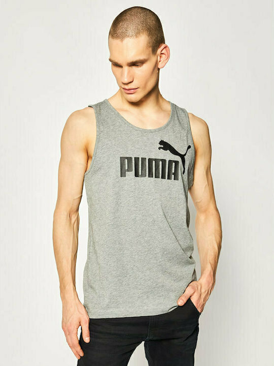 Puma Essentials Ανδρική Μπλούζα Αμάνικη Γκρι