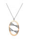 Vogue Necklace from Pink Gold Plated Silver