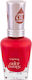 Sally Hansen Color Therapy Polish Glossy Nagellack Lang anhaltende Politur Rote 14.7ml