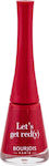 Bourjois 1 Seconde Gloss Βερνίκι Νυχιών Quick Dry Κόκκινο 09 Let´s Get Red(y) 9ml