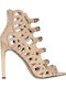 Envie Shoes Women's Sandals Beige with Thin High Heel