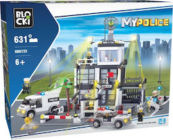 Blocki Building Block MyPolice Large Police Station for 6+ years 631pcs KB6725