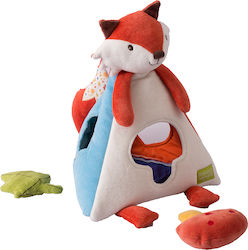 Tikiri Shape Sorting Toy Fox Shapes made of Fabric for 3++ Months