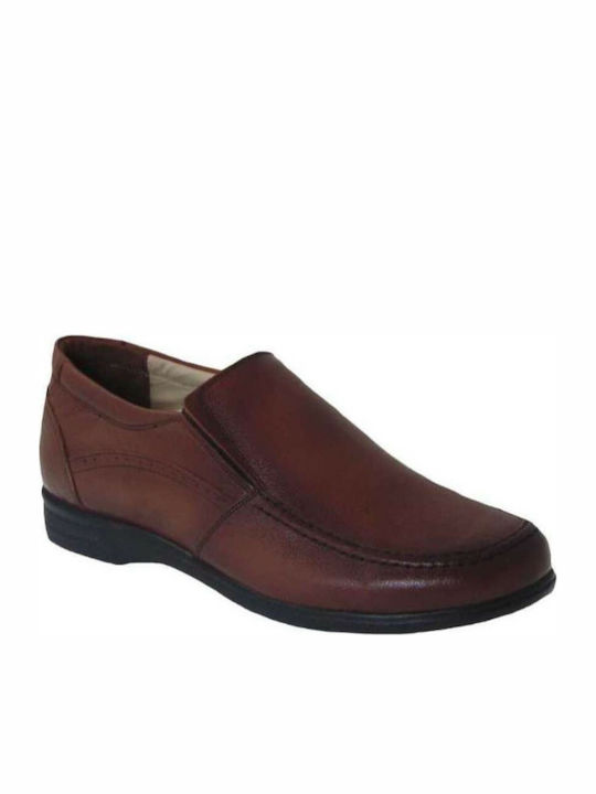 Tsimpolis Schuhe 103 Herren Slip On Leder Taba 21986