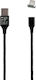 NSP Braided USB to Lightning Cable Μαύρο 1m (NSC01)