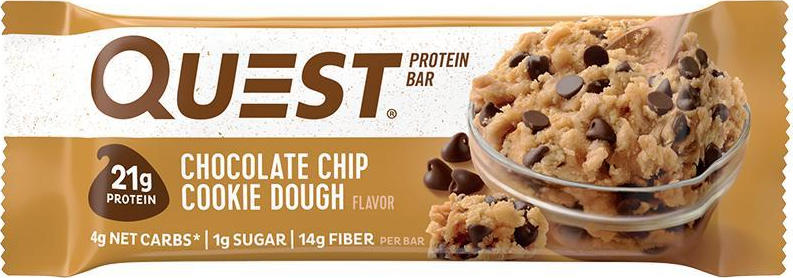 Quest Nutrition 20g Protein Bar 60gr Chocolate Chip Cookie ...